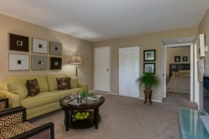 eagles walk apartment home living space in white marsh maryland